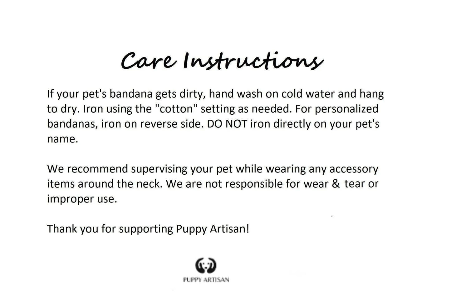 Cow Skin Bandana - Puppy Artisan