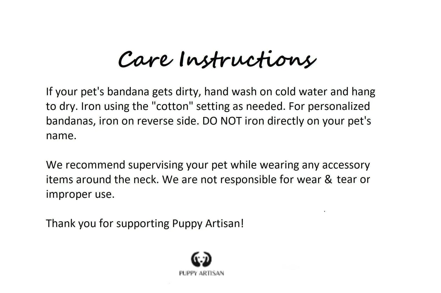 Love & Hearts Bandana - Puppy Artisan