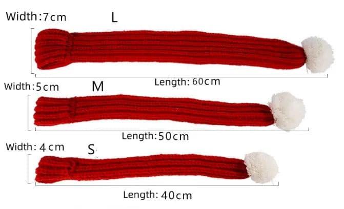 Pet Christmas Wool Scarf - Puppy Artisan