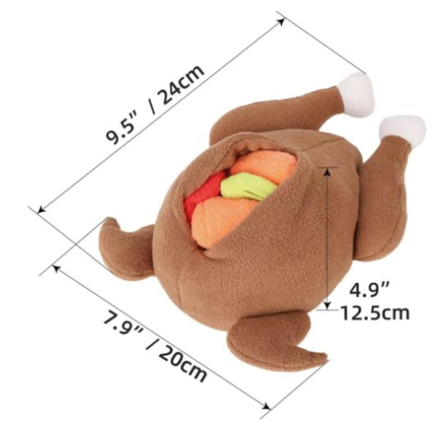 Roasted Turkey Snuffle Toy - Puppy Artisan