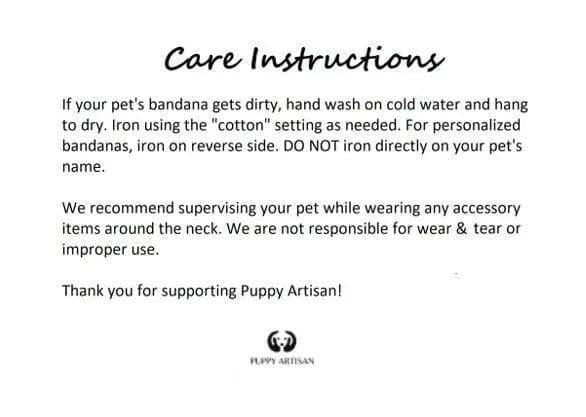 Wild Tropical Flowers Bandana - Puppy Artisan