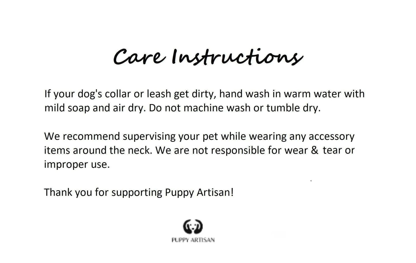 Winter Collection Collars & Leashes - Puppy Artisan