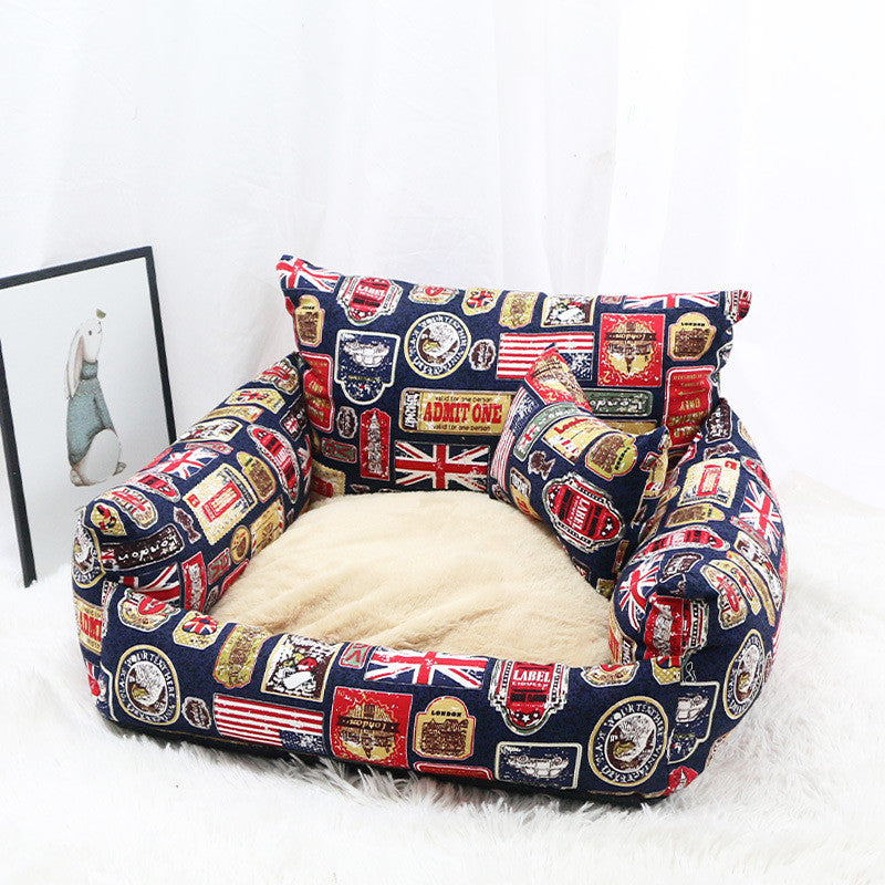 Pet Supplies Autumn And Winter Sofa Pet Nest Canvas | Puppy Artisan
