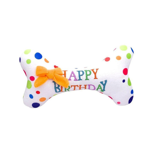 Birthday Bone Plush Toy - Puppy Artisan