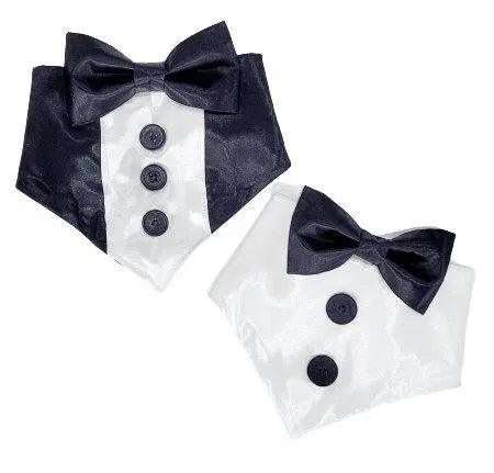 Black and White Tuxedo Bandana - Puppy Artisan