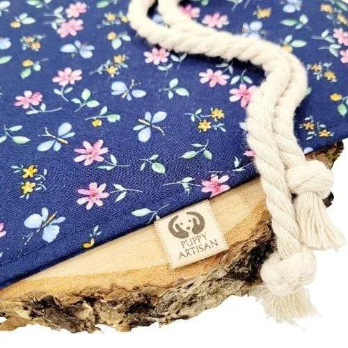 Blue Blooms Bandana - Puppy Artisan