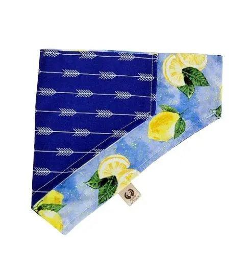 Blue Sky Lemons Bandana - Puppy Artisan