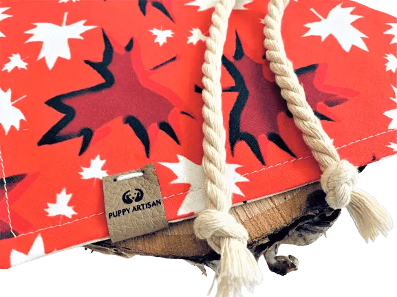 Canada Maple Leaves Bandana - Puppy Artisan