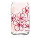 Cherry Blossom 16oz Libbey Glass Can - Puppy Artisan