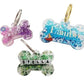 Colorful Glitters Resin Pet Tag - Puppy Artisan