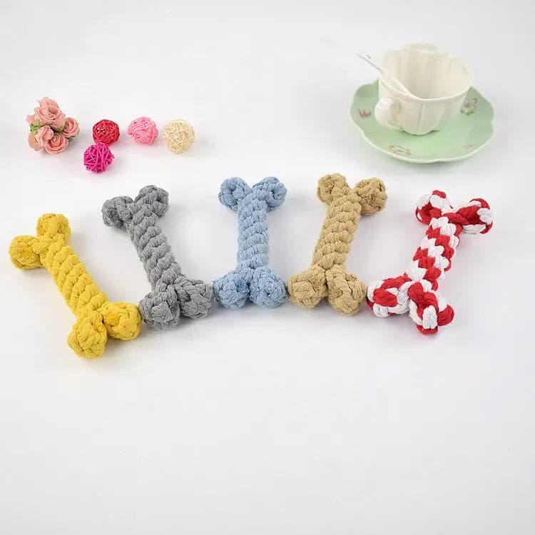 Cotton Rope Bone Toy - Puppy Artisan