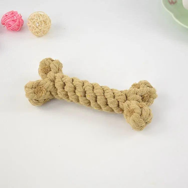 Cotton Rope Bone Toy - Puppy Artisan