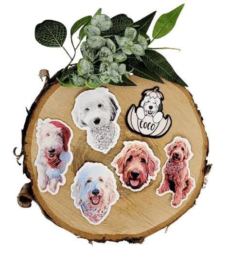 Custom Pet Stickers - Puppy Artisan