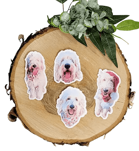 Custom Pet Stickers - Puppy Artisan