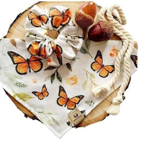 Exclusive Butterfly Love Bandana - Puppy Artisan