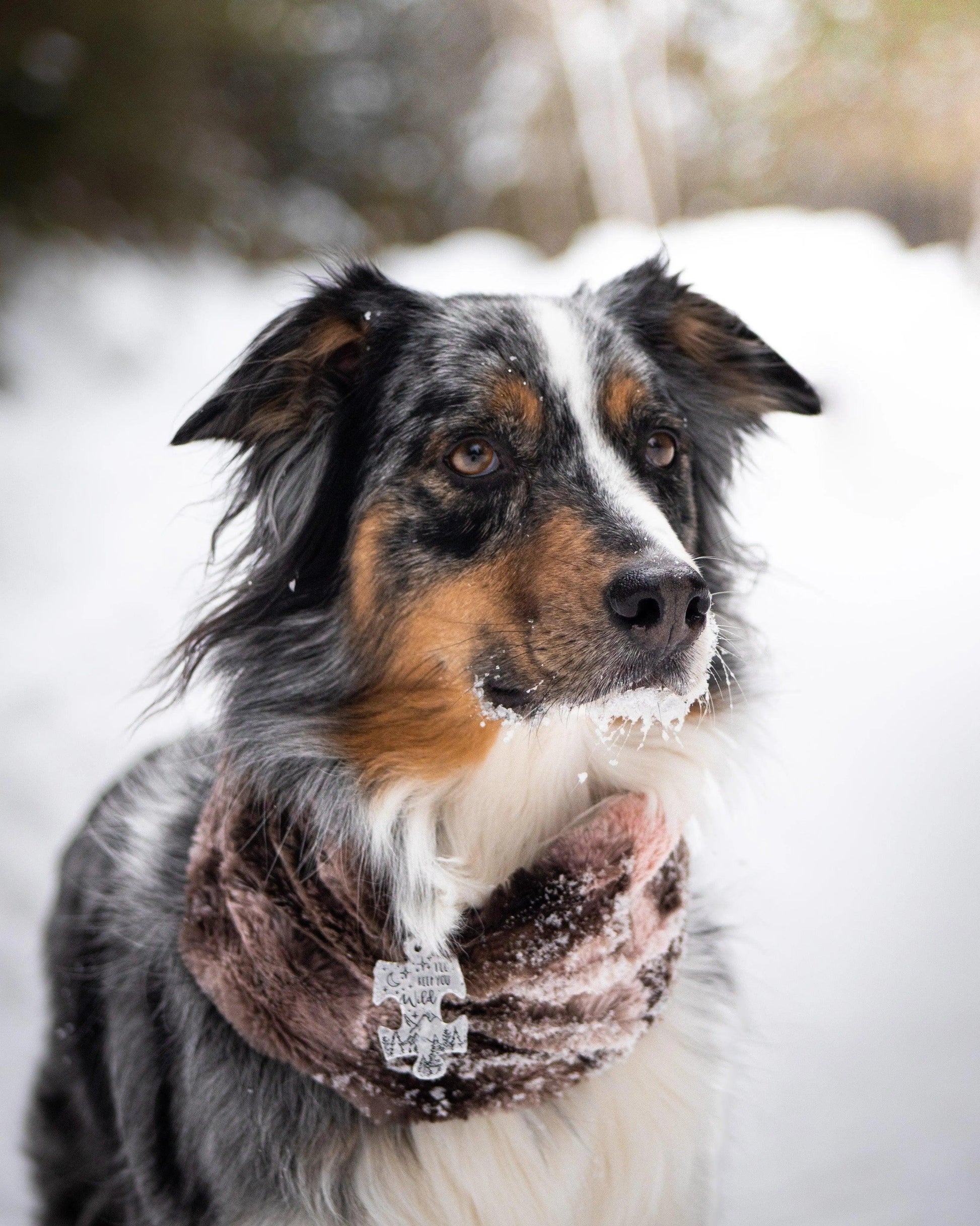 Faux Fur Infinity Scarf - Puppy Artisan