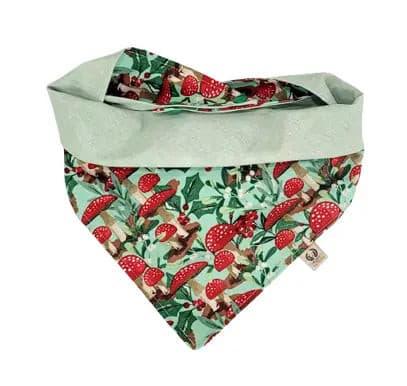 Forest Mushrooms Bandana - Puppy Artisan