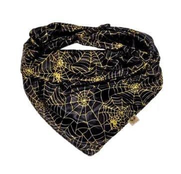 Golden Spider Web Bandana - Puppy Artisan