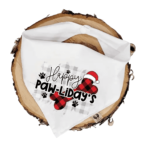 Here Comes Santa Paws Bandana - Puppy Artisan