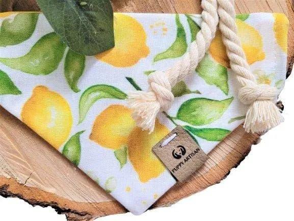 Lemon Blossoms Bandana - Puppy Artisan