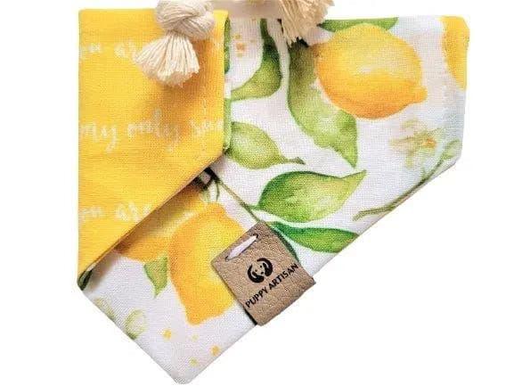 Lemon Blossoms Bandana - Puppy Artisan