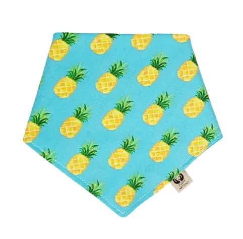 Pineapple Teal Bandana - Puppy Artisan