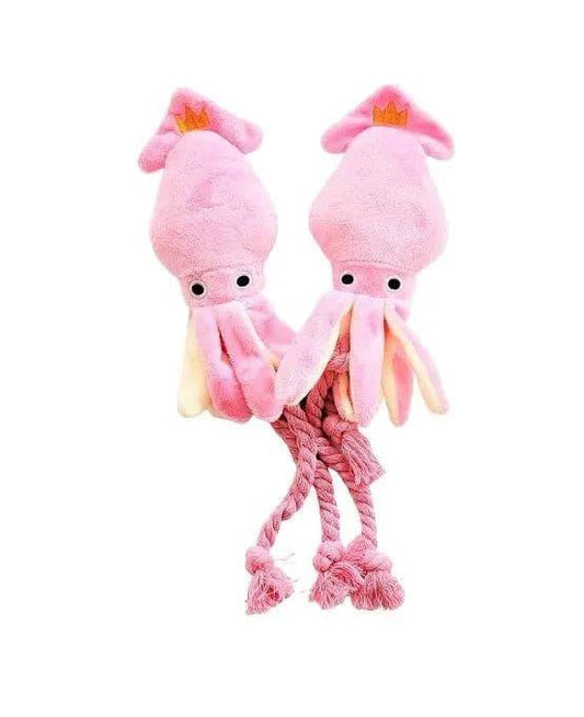 Pink Octopus Plush Toy - Puppy Artisan