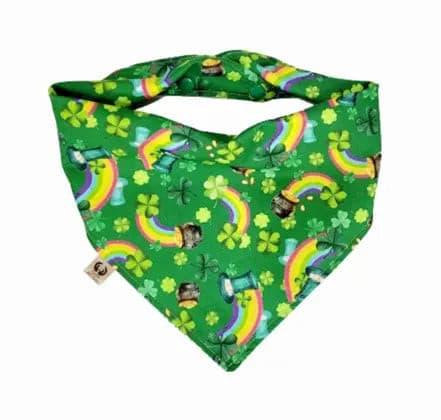 Pots of Gold & Rainbows Bandana - Puppy Artisan