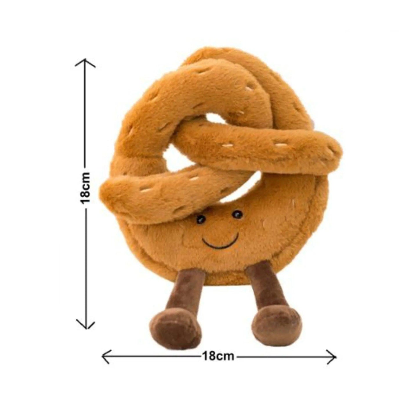 Pretzel Croissant Plush Toy - Puppy Artisan