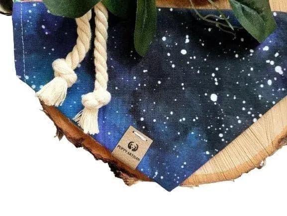 Rainbow Fruit Platter Deep Galaxy Bandana - Puppy Artisan