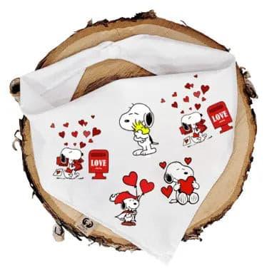 Snoopy Valentine's Day Bandana - Puppy Artisan