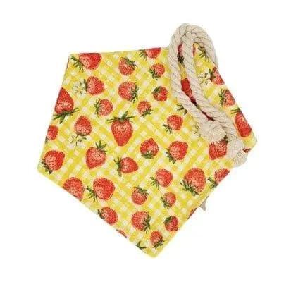 Strawberries Sweet Bandana - Puppy Artisan