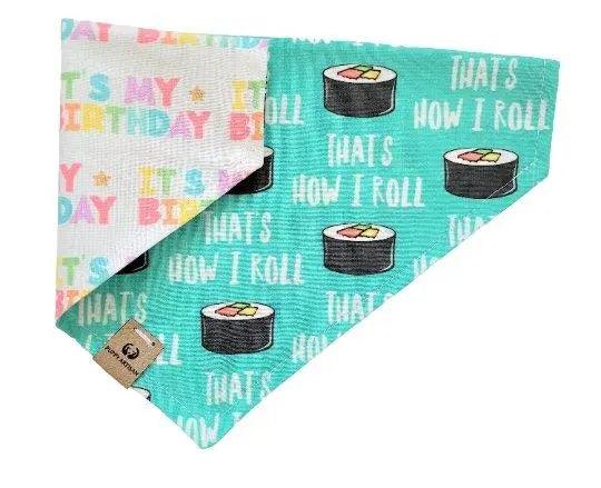 That's How I Roll Sushi Bandana - Puppy Artisan